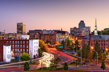 Massachusetts city view.