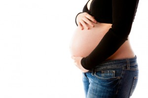 Pregnant young woman