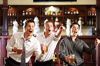 Drinking at Sport Event
